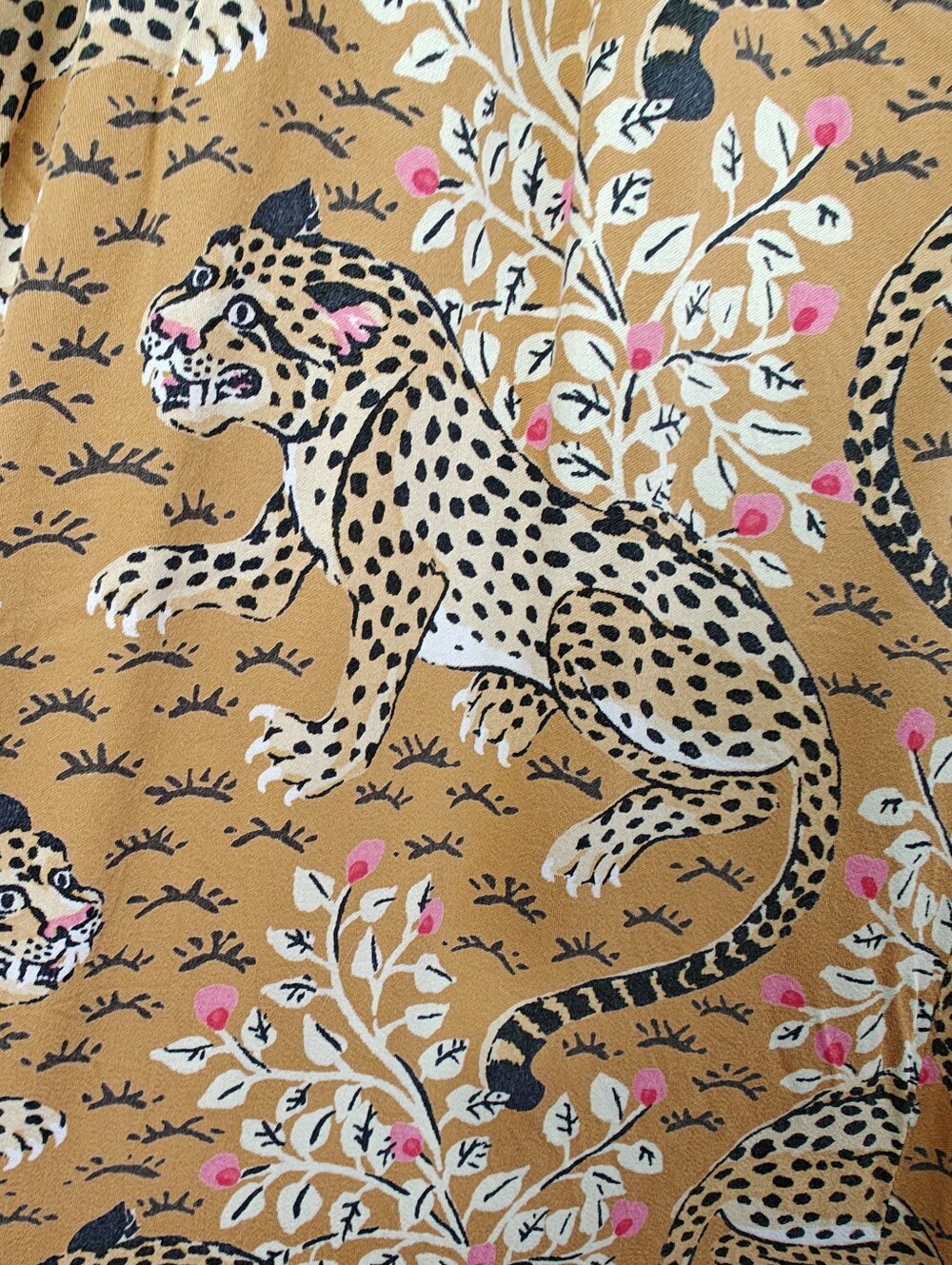 Like New Printfresh Satin Jaipur Jumpsuit, S/M - Picture 6 of 7